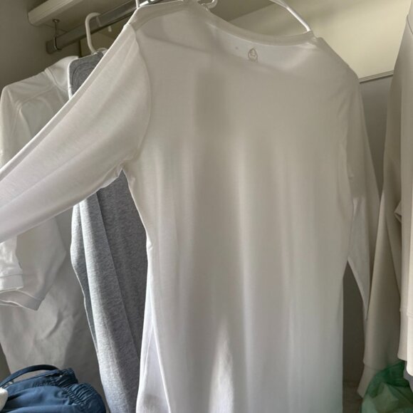 TASC NOLA Long Sleeve T-Shirt BRAND NEW! size medium WHITE - Picture 9 of 14